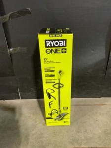 lot 36 image: RYOBI ONE 18V 13 in. Cordless Battery String Trimmer (Tool Only). See Pictures