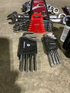 lot 49 image: Assorted Husky Socket Sets, Alan-Wrenchs & Wrenchs. Various Conditions. See Pictures