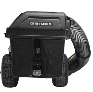 lot 2 image: New Craftsman 42 - 46 inch Double Bagger For Riding Lawn Mower - Missing a Couple Pieces