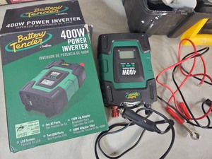 lot 114 image: Grill, Paint Sprayer, Power Inverter - See Notes