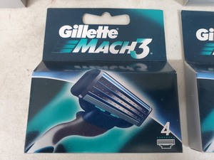 lot 121 image: 40 New Gillette Mach 3 Razor Cartridges