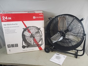lot 4 image: New 24 inch High Velocity Drum Fan