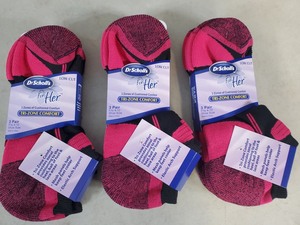 lot 60 image: 9 New Pairs of Dr. Scholls For Her Socks