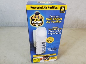 lot 66 image: New Air Police Wall Outlet Air Purifier with Night Light