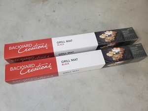lot 67 image: 2 New Non-Stick Grilling Mats