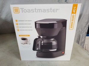 lot 70 image: New 5 Cup Toastmaster Coffee Maker