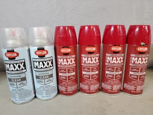 lot 74 image: 6 New Cans Krylon Spray Paint