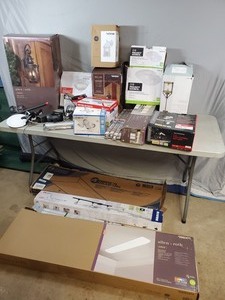 lot 98 image: Customer Return Light Fixtures and LED Light Bulbs - Take What You Want