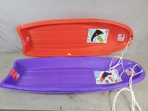 lot 10A image: 2 New 48 inch Snow Sleds