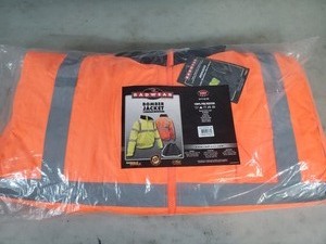 lot 126 image: New ANSI Reflective High Vis Bomber Jacket