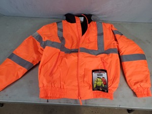 lot 131 image: New ANSI Reflective High Vis Bomber Jacket