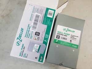 lot 154 image: Unused Zoeller Well Pump Control Box