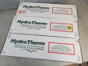 lot 158 image: Qty 3 New Hydrotherm 2-ft 330 Hydronic Baseboard Heater