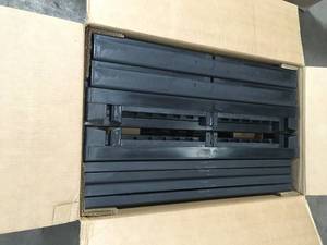 lot 10 image: Plastic Freestanding Garage Cabinet in Gray (35 in. W x 71 in. H x 18 in. D) by HDX Customer Returns See Pictures