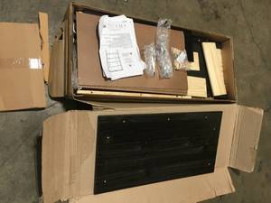 lot 22 image: Easy Pieces 4-Drawer Black Chest of Drawers 39.37 in. H x 30 in. W x 15.47 in. D by Adeptus USA Customer Returns See Pictures