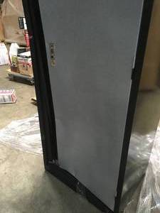 lot 26 image: Steel Freestanding Garage Cabinet in Black (24 in. W x 72 in. H x 18 in. D) by Sandusky Damaged Customer Returns See Pictures