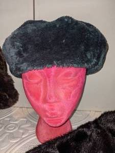 lot 65 image: Fuzzy Faux Fur Hats & More