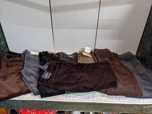 lot 66 image: Lot of Womens Sz 4-6 Petite Name Brand Pants, Most New