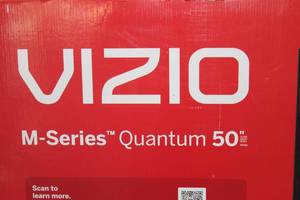 lot 1 image: New in Box Vizio 50 Class M6 Series Premium Quantum LED 4K UHD Smart TV  Television  Display