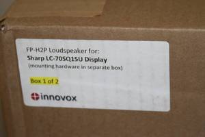 lot 7 image: Innovox Flex Precision Series FP-H2P Self Powered Ultra Slim Loudspeaker Speaker Sound Bar Soundbar - New in Box