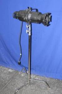 lot 15 image: ETC Source 4 750 Watt Ellipsoidal Spotlight with Height Adjustable Stand & 36-Degree and Standard AC Plug