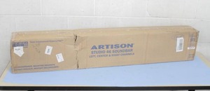 lot 25 image: Artison Studio Series Premium 3-Channel Pro Audio 46 Soundbar Sound Bar - New in Box - Model STUDIO46-SB