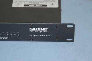 lot 41 image: Sabine FBX 1200 Single Channel Pro Audio Feedback Exterminator  Eliminator - Rack Mountable