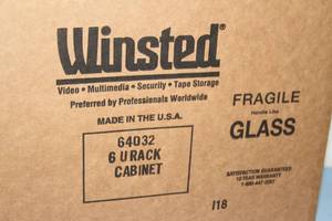 lot 95 image: Winsted 6 Rack Unit Height 6RU Equipment Rack Cabinet - Model 64032 - New in Box