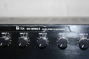 lot 106 image: TOA Electronics 8-Channel Modular Pro Audio Mixer Pre Amp  Amplifier - M-900MK2