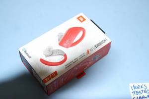 lot 116 image: JBL Endurance Peak In-Ear Waterproof Bluetooth Sport Headphones  Ear Hooks  Earbuds