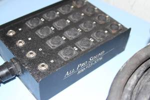 lot 129 image: All Pro Sound Professional 16 XLR 4 14 Phono Audio Snake