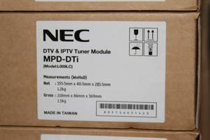 lot 137 image: Lot of 16 - NEW - NEC MPD-DTi Tuner Modules IPTV for Large Screen LCD Displays & Monitors