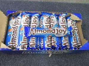Box of 36-1.61 oz Almond Joy Bars...