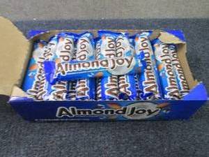 Box of 36-1.61 oz Almond Joy Bars...