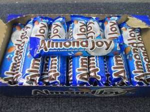 Box of 36-1.61 oz Almond Joy Bars...