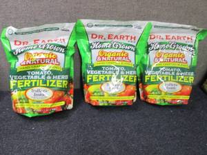 3- 4 lb bags Dr Earth Home Grown To...