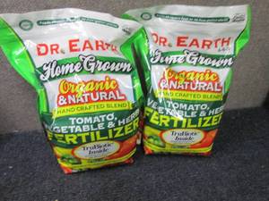 2- 4 lb bags Dr Earth Home Grown To...