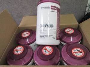 Case of 6 -70ct Canisters Sani-Clot...