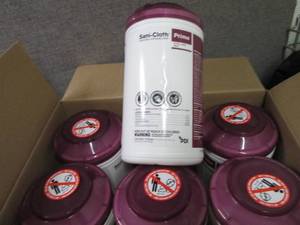 Case of 6 -70ct Canisters Sani-Clot...