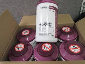 Case of 6 -70ct Canisters Sani-Clot...