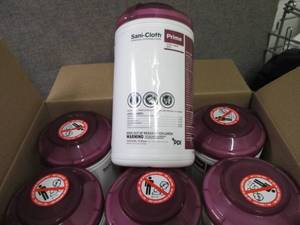 Case of 6 -70ct Canisters Sani-Clot...