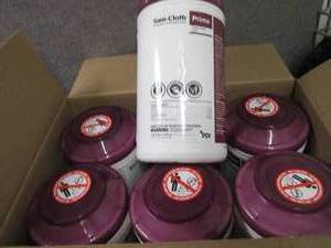 Case of 6 -70ct Canisters Sani-Clot...