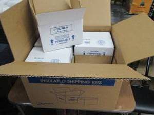 Case of 8 Uline Insulated Foam Ship...