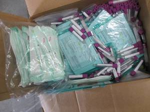 Box of Assorted Collection Tubes & ...