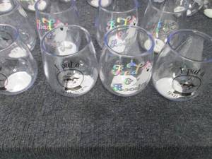8 Plastic 16 oz Halloween Wine Glas...