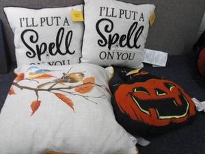 4- Assorted Pillows...