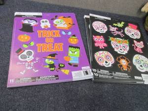 Halloween Glitter Window Clings...
