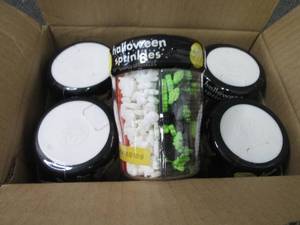 6 Containers Halloween Sprinkles...