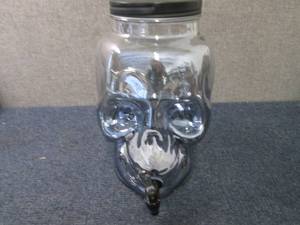 Glass Skull Beverage Dispenser...