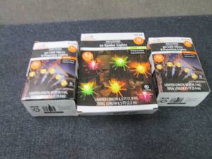 3 Halloween Light Sets...
